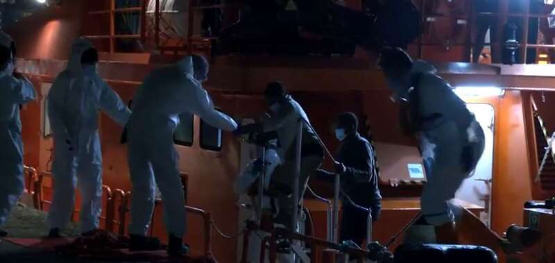 Desembarco de inmmigrantes/TA.